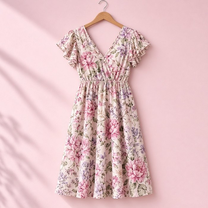 Digitally printed dresses