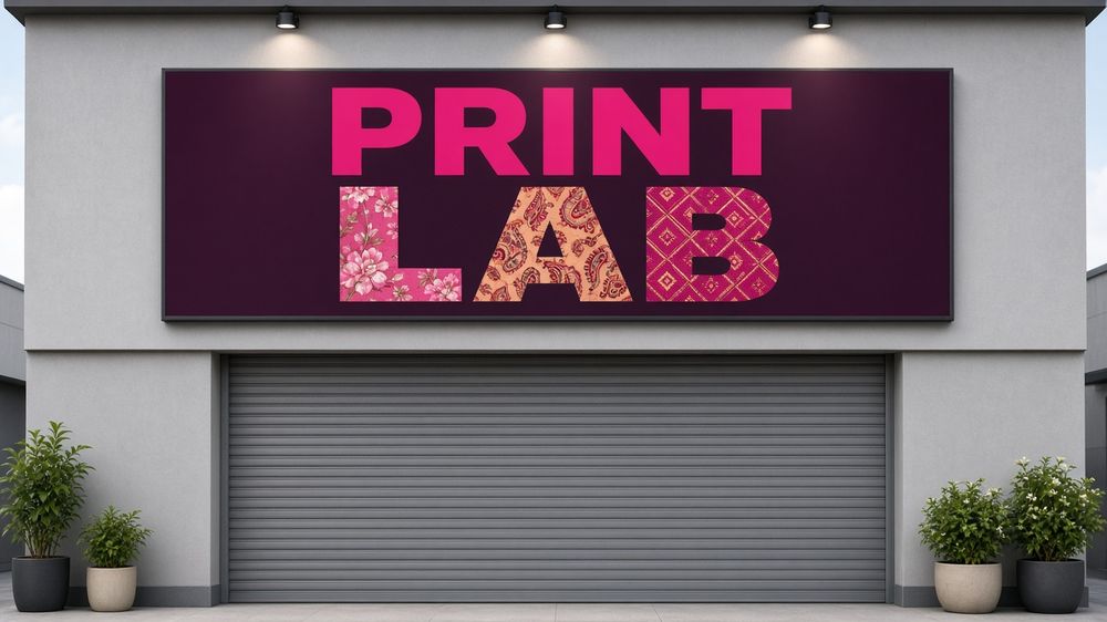 Print Lab signboard